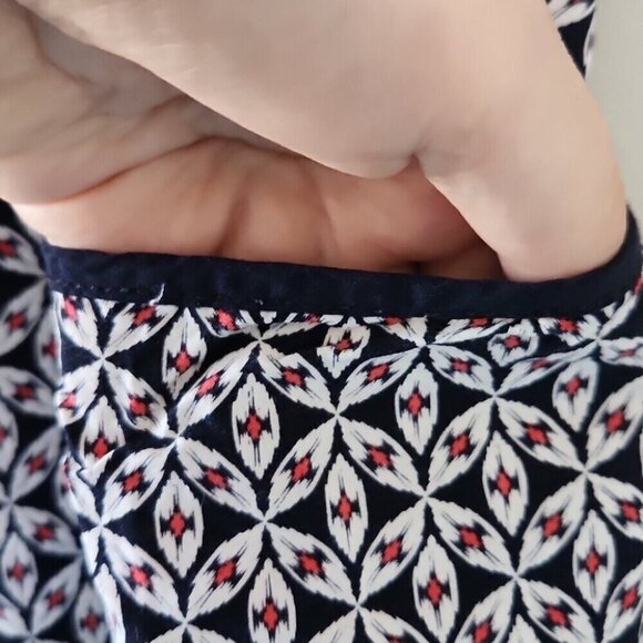 ANTHRO | Hei Hei Lounge Pants Piped  navy rayon sz S - Picture 5 of 7